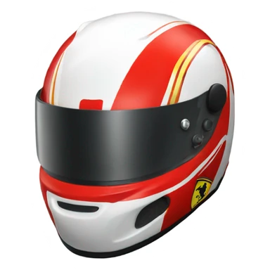 Ferrari F1 helmet  sticker