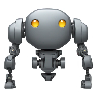 It is directly inspired by the design of chassis for competition robots. The image presents a stylized abstraction of a chassis, with straight and angular lines that evoke the robust and modular structure of robots. A contour that simulates the shape of a chassis stands out, with defined corners and strokes that recall the mounting plates and supports of a robot. dark gray, complementing the technological and structural image of the logo. sticker