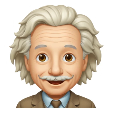 Einstein guiñando un ojo sticker