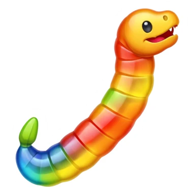 lombriz de gomita sticker