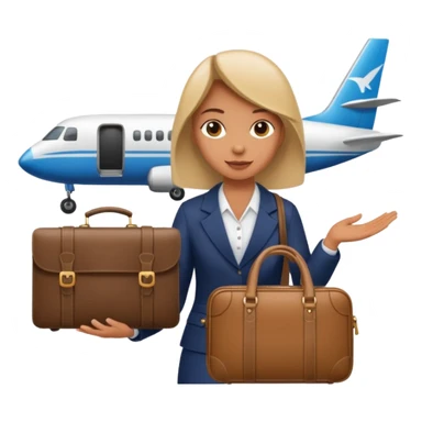 glob , travel bag , pass port, plane,  sticker