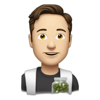 elon musk doing drugs, for educational purposes only, inclusiveness and positive, LGTBQ+ sticker