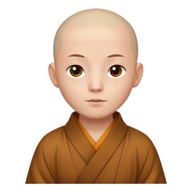 Chinese monk  sticker