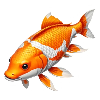 Koi fish sticker