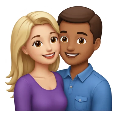 Lip kiss  bf gf sticker