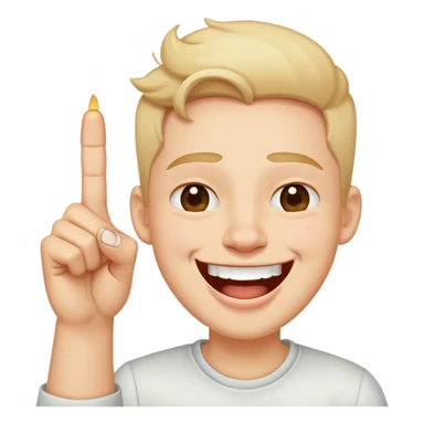 Laughing face with middle finger  sticker