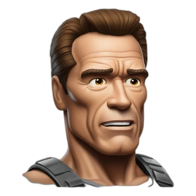 arnold schwarzenegger in total recall movie sticker