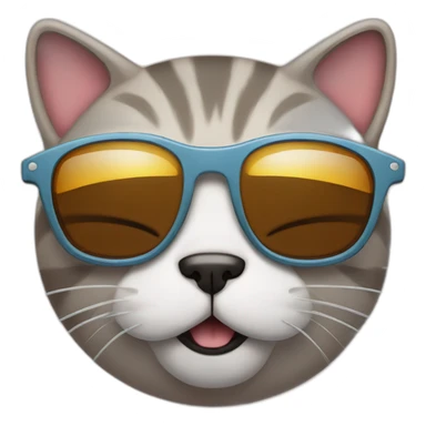 cat with sunglasses saying I’m ready sticker
