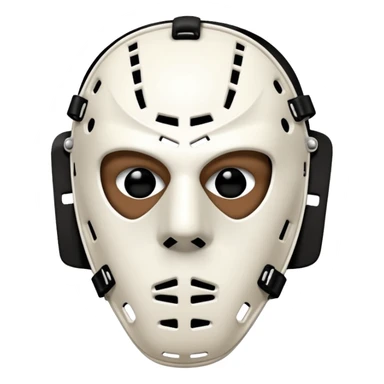 Masque de Kanye de gardien de hockey sticker