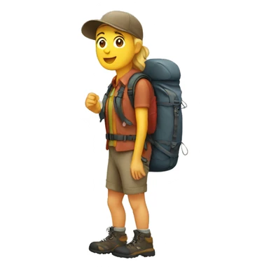 hiking enthusiast  sticker