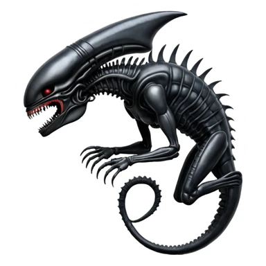 xenomorph from movie alien sticker