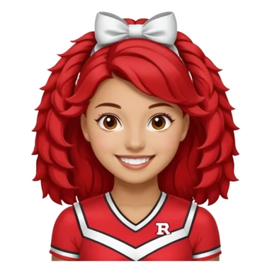 Rutgers Cheerleader sticker