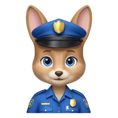 Judy Hopps from the Zootopia Disney movie sticker