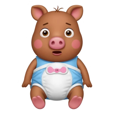 pepa pig kaka open snijd sticker
