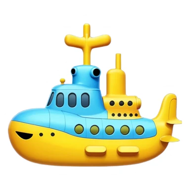 The Beatles yellow submarine album cover sticker