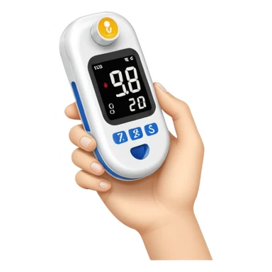 diabetes finger tester sticker