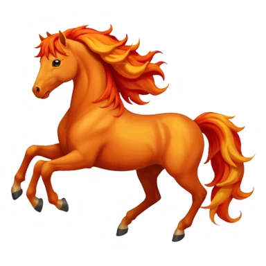 fire horse sticker