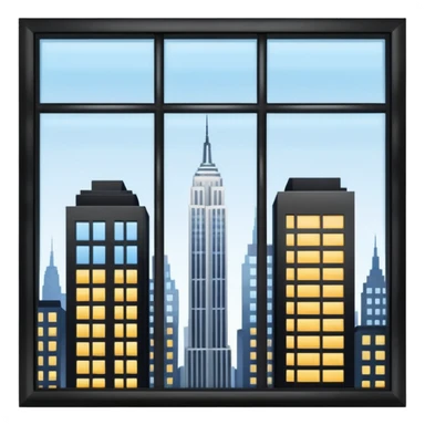 new york city buildings sticker
