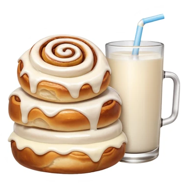 Cinnamonroll with milk sticker