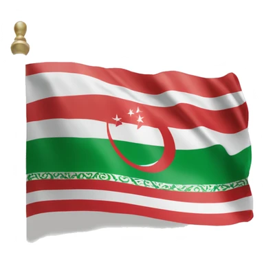 Flag von Republik Tatarstan  sticker
