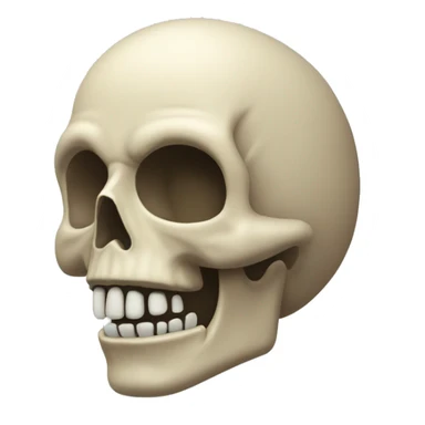 Tête de mort qui pleure  sticker