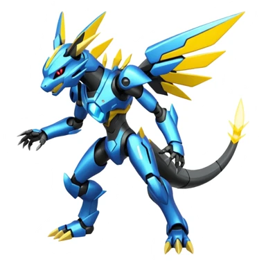 Vikavolt-Zeraora-Genesect-Miraidon-fusion, full body sticker