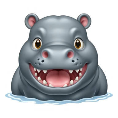 hungry hippo sticker