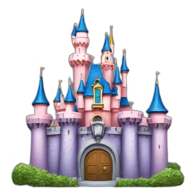 Disneyland Paris castle sticker