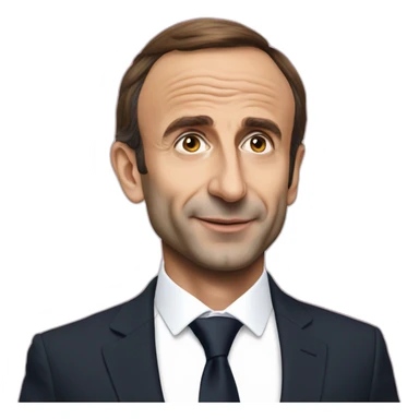 Macron qui enbrasse Zemmour sticker