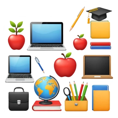 teacher paraphenalia sticker