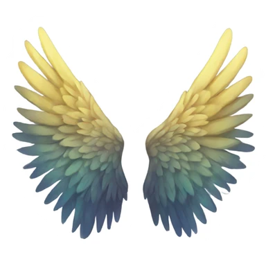 Grunge Wings sticker