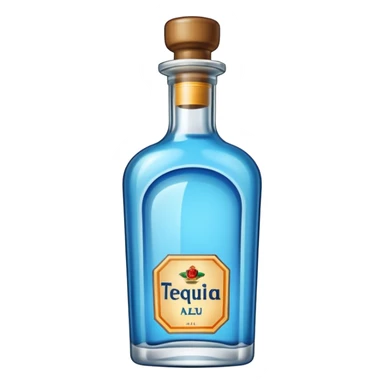 Bottle tequila Azul sticker