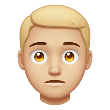 Sourire triste  sticker