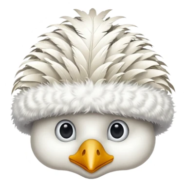 austrian feather hat sticker