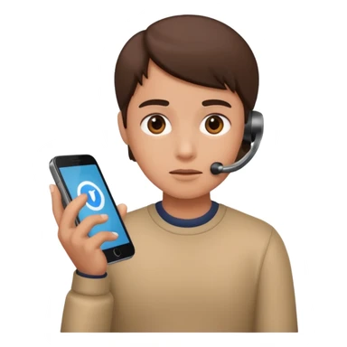 scrolling addiction phone sticker