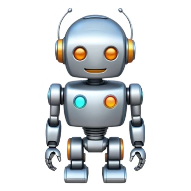 depict the concept of AI in a fun way sticker
