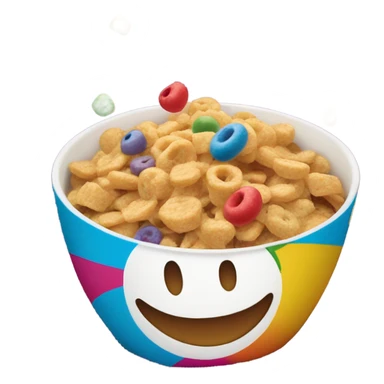 cereal box sticker