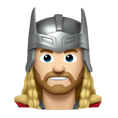 thor using photoshop on a computer sticker