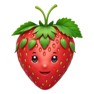 strawberry front the mic with hat sticker