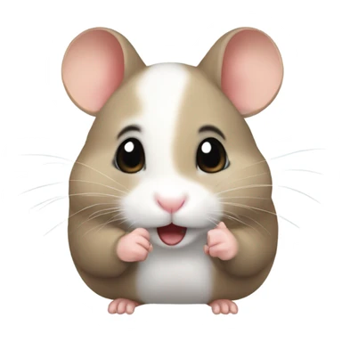 Hamster saying “more” in asl sticker