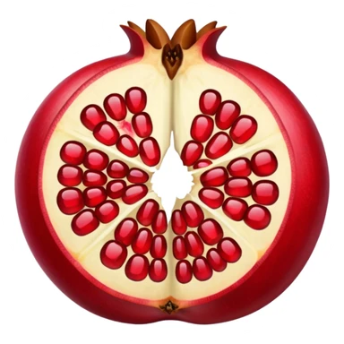 pomegranate sliced sticker