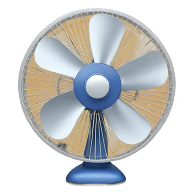 
An electric fan sticker
