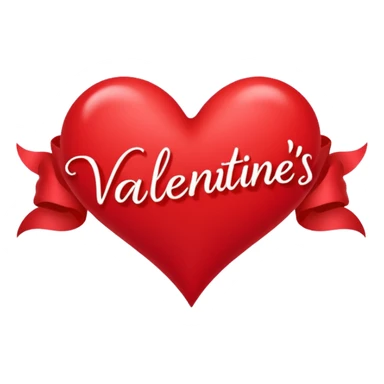 Happy Valentine’s Day in cursive sticker
