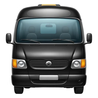 black minibus sticker