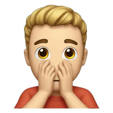 squeezie crossing his hands under his head sticker