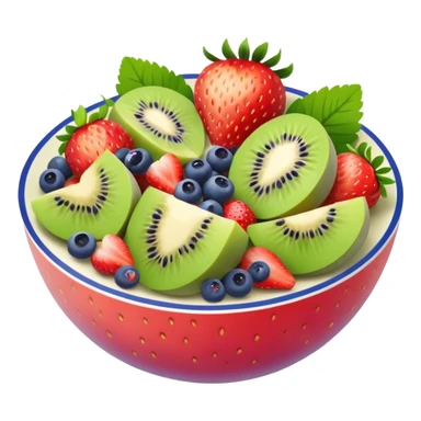 vegetarian fruit salad sticker