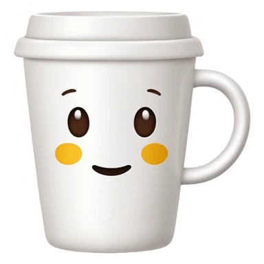 coffee cup aesthetic sticker