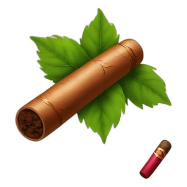 Red vine and cigar sticker