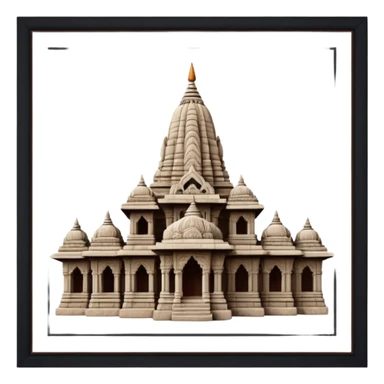 a girnar ji temple situated in india  sticker