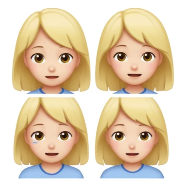  prompt เพื่อสร้างเป็นกริด 9 ภาพสร้างอิโมจิขนาด 1:1 ในสไตล์Yuru-Chara style บนภาพเดียวขนาด 16:9 โดยจัดวางแบบไม่มีส่วนไหนทับกัน มีขอบขาวแบบสติกเกอร์ ดังนี้
1) เด็กผู้หญิงหน้ายิ้ม 2) เด็กผู้หญิงน่ารักๆทำหน้าเบื่อโลก 3) เด็กผู้หญิงหน้าร้องให้ แบบน่ารักๆติดงอแง  sticker